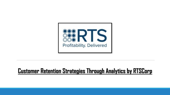 customer retention strategies through analytics n.w