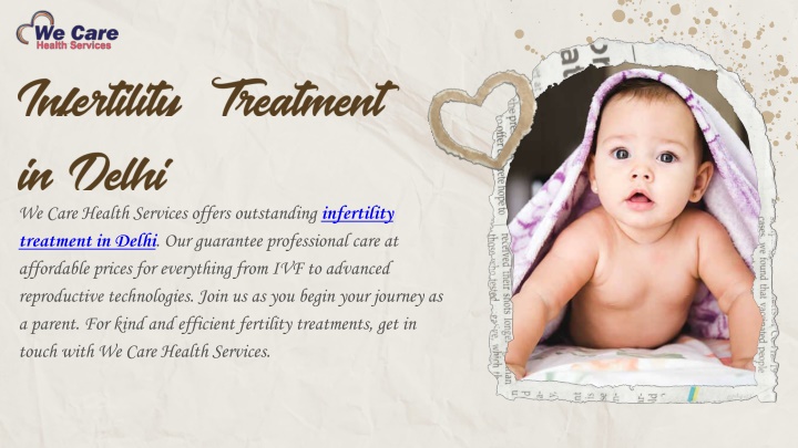 Infertility Treatment in Delhi We Care Health Services