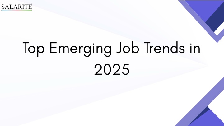 Top Emerging Job Trends in 2025