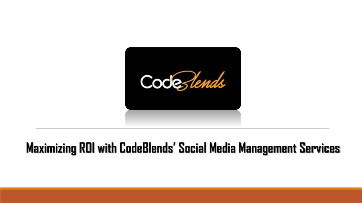 maximizing roi with codeblends social media n.w