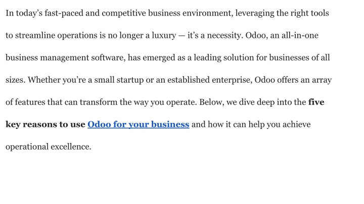 in today s fast paced and competitive business n.w