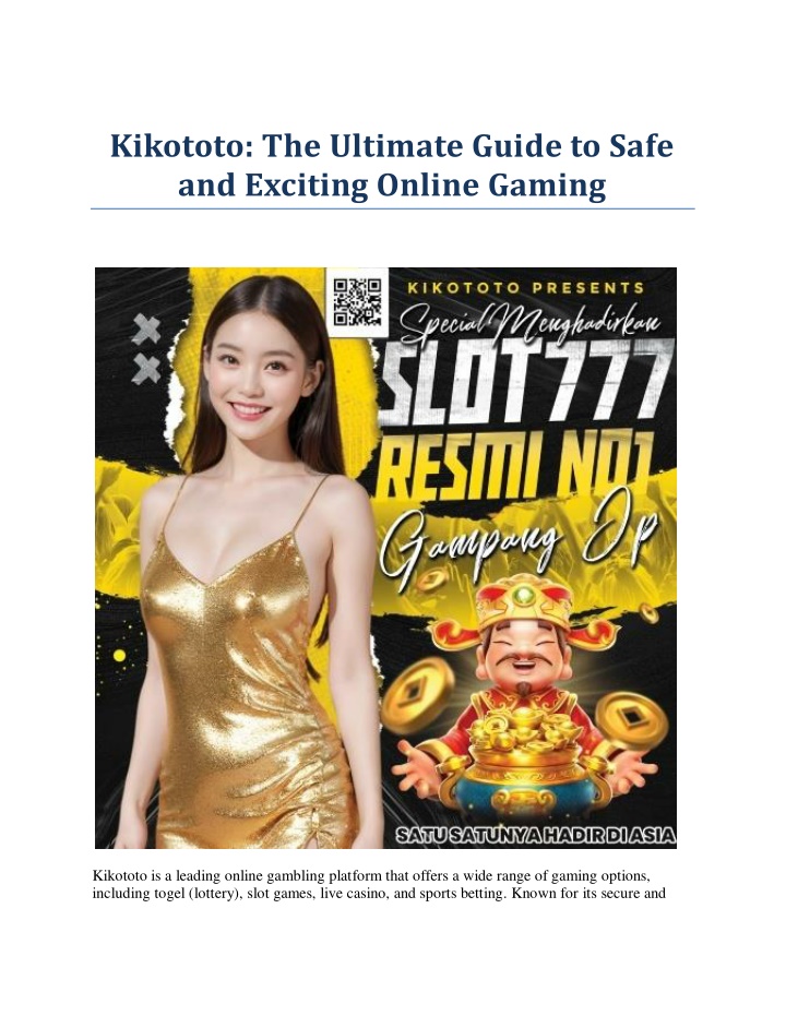 kikototo the ultimate guide to safe and exciting n.w