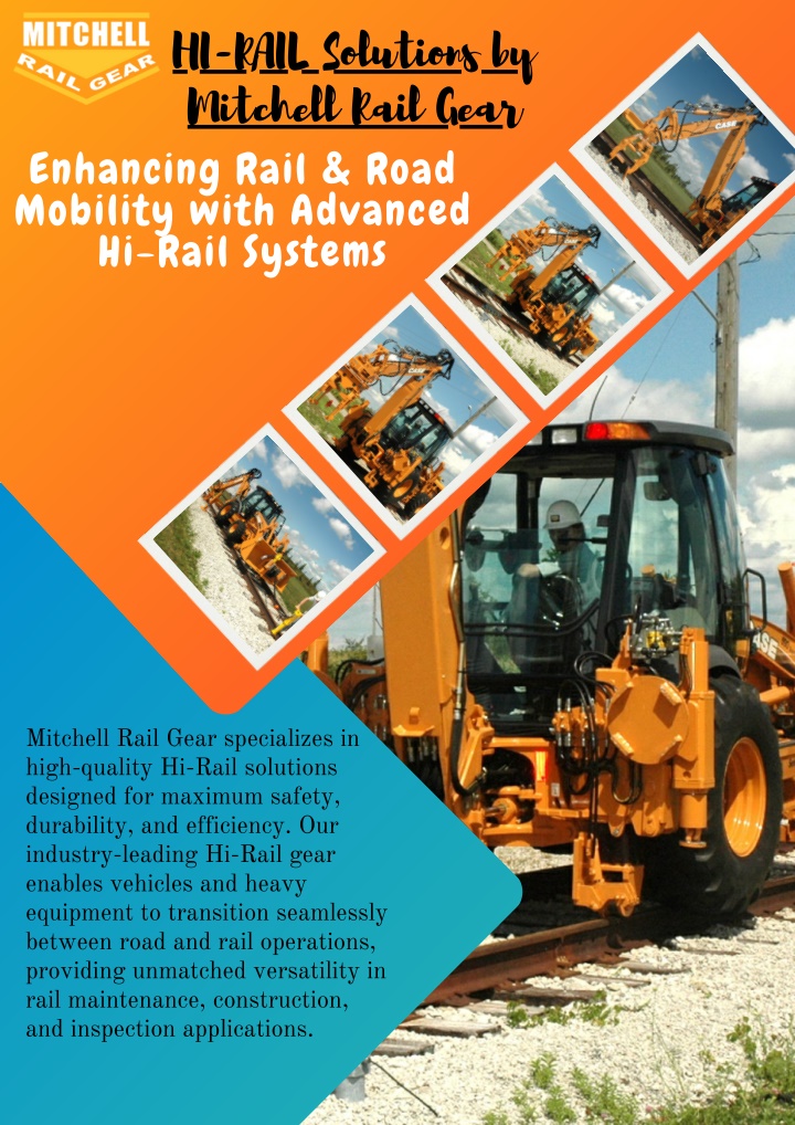 hi rail solutions by mitchell rail gear enhancing n.w