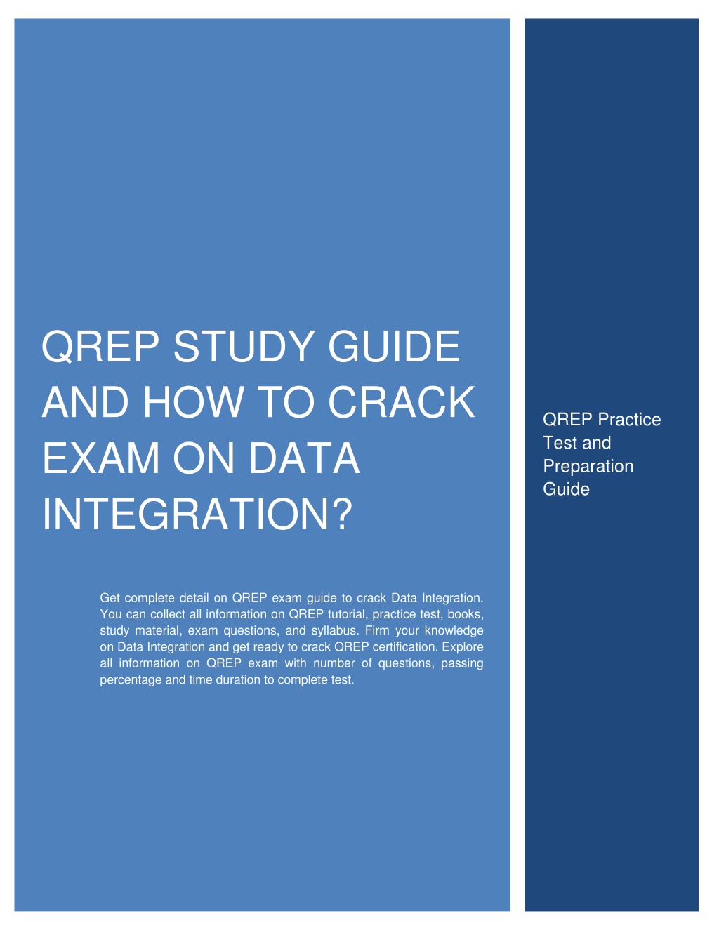 qrep study guide and how to crack exam on data l.w
