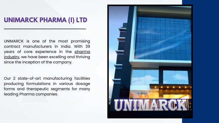 unimarck pharma i ltd n.w