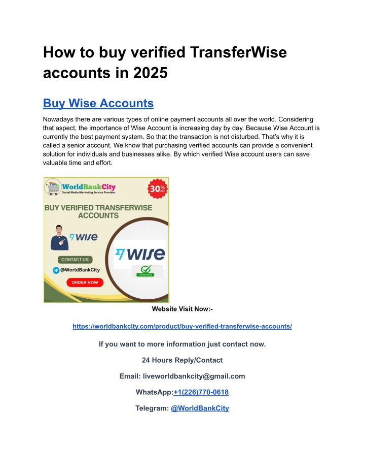 how to buy verified transferwise accounts in 2025 n.w
