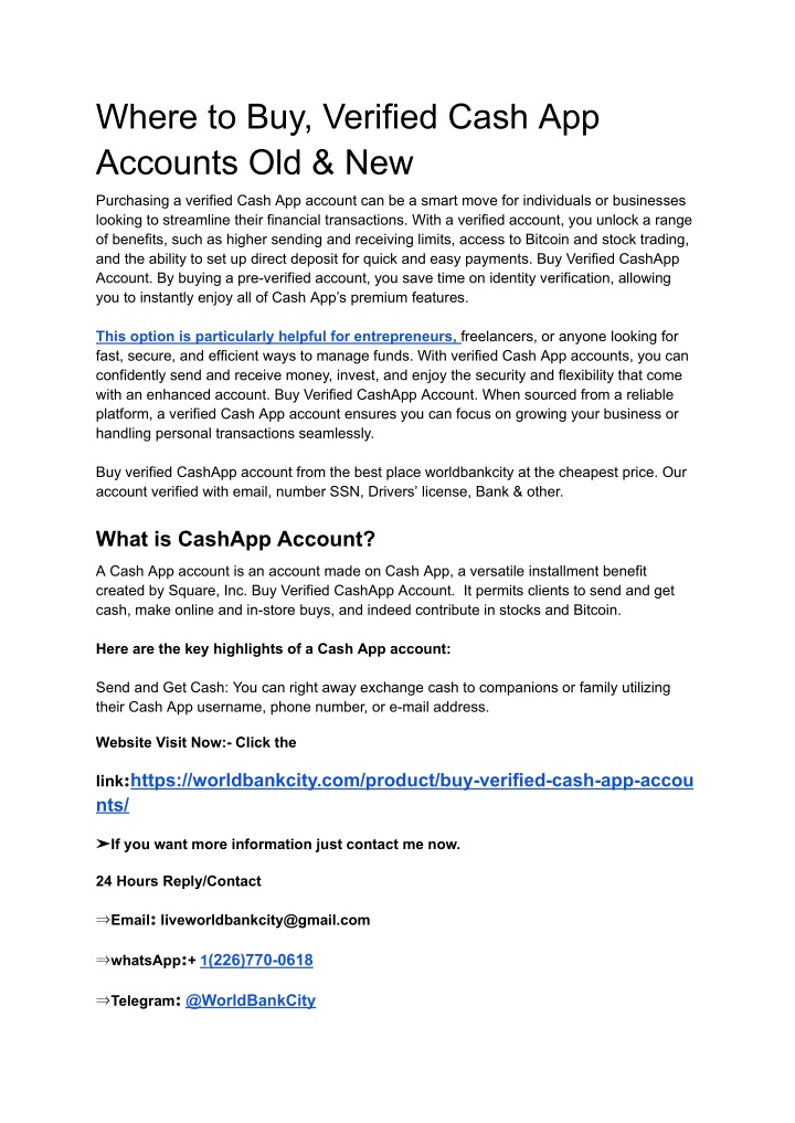 where to buy verified cash app accounts old new n.w