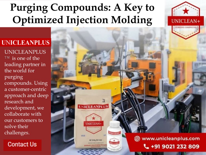 Purging Compounds: A Key to Optimized Injection Molding