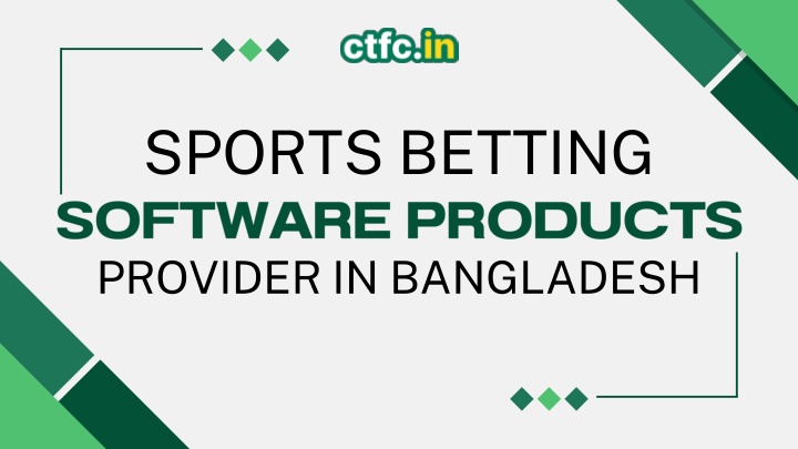 Sports Betting Software Products Provider in Bangladesh