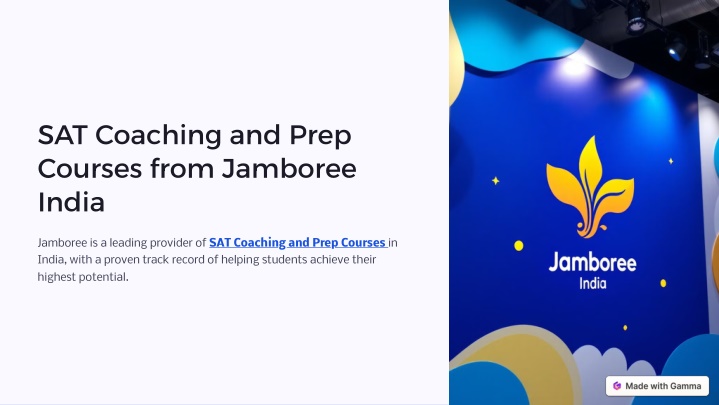 sat coaching and prep courses from jamboree india n.w