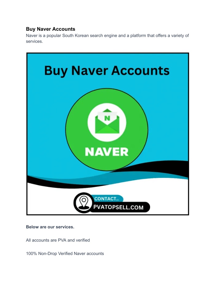buy naver accounts naver is a popular south n.w
