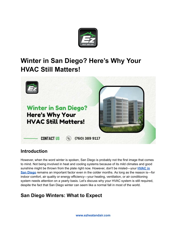 winter in san diego here s why your hvac still n.w