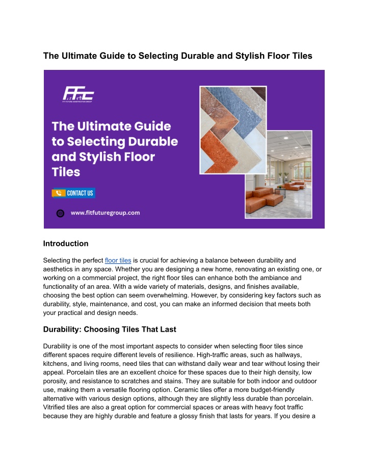 the ultimate guide to selecting durable n.w