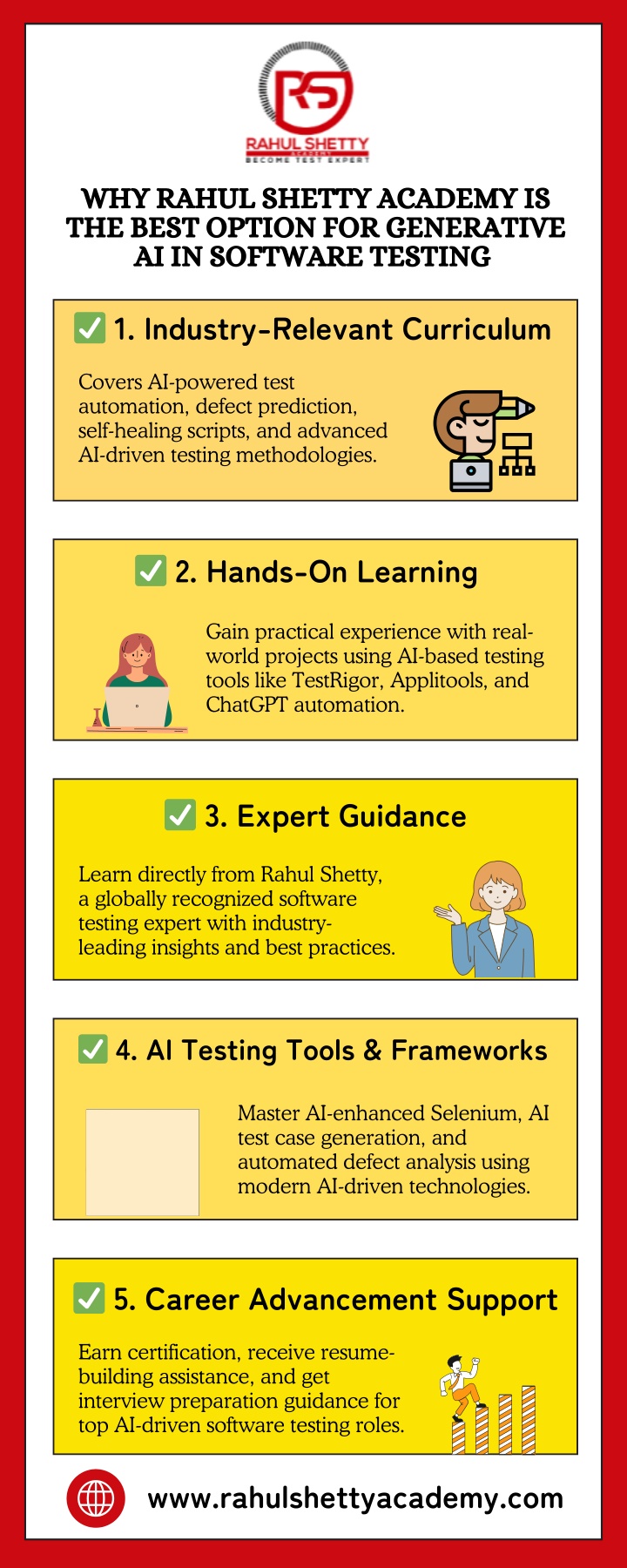 why rahul shetty academy is the best option n.w