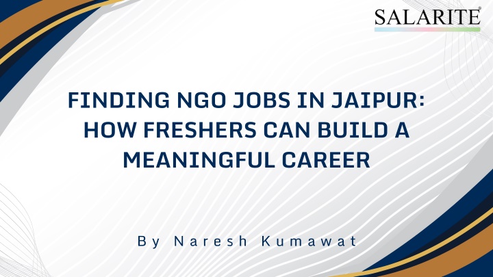 finding ngo jobs in jaipur how freshers can build n.w