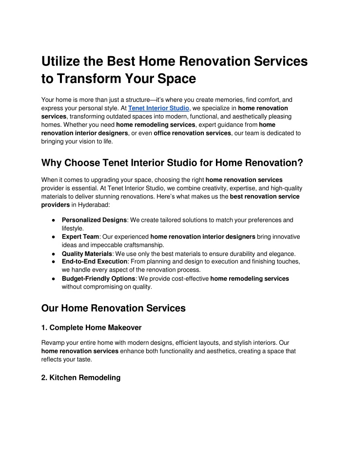 Utilize the Best Home Renovation Services to Transform Your Space (1)