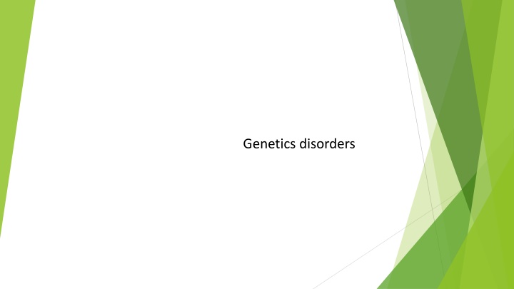 Genetic Disorders