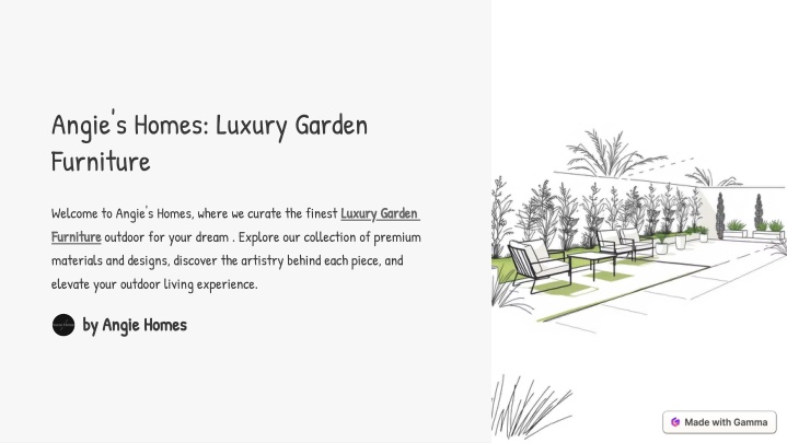angie s homes luxury garden furniture n.w