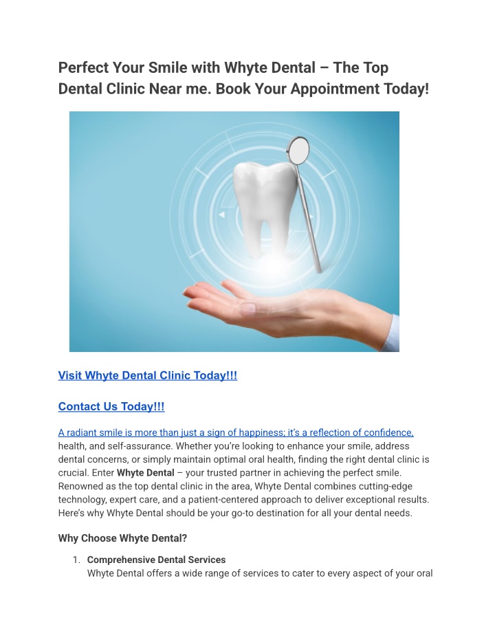perfect your smile with whyte dental n.w