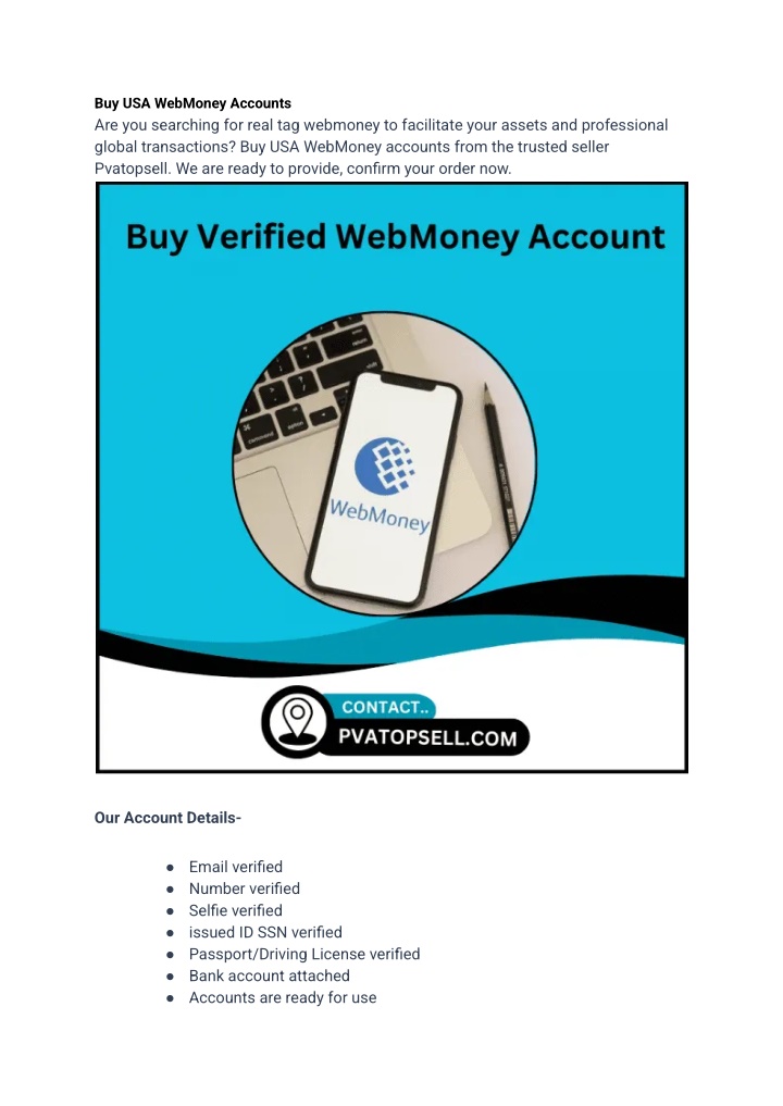 buy usa webmoney accounts are you searching n.w