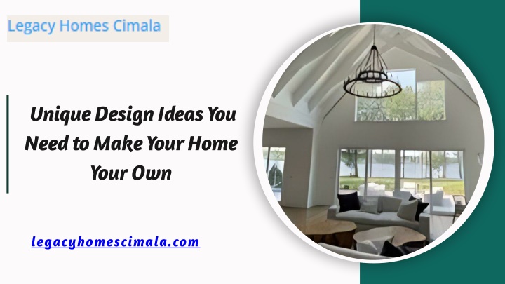 Unique Design Ideas You Need to Make Your Home Your Own