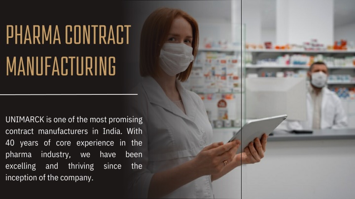 pharma contract manufacturing n.w