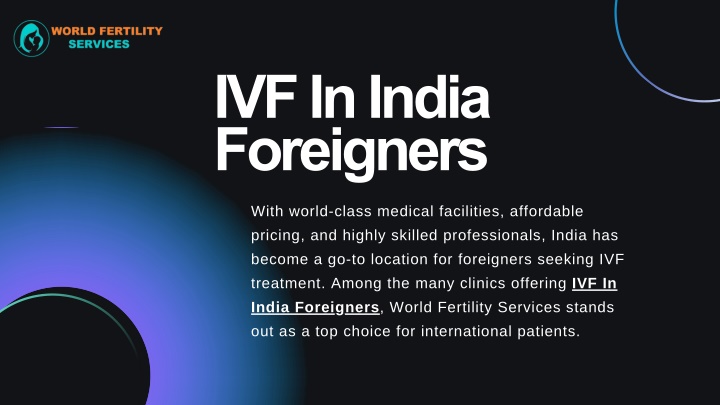 ivf in india foreigners n.w