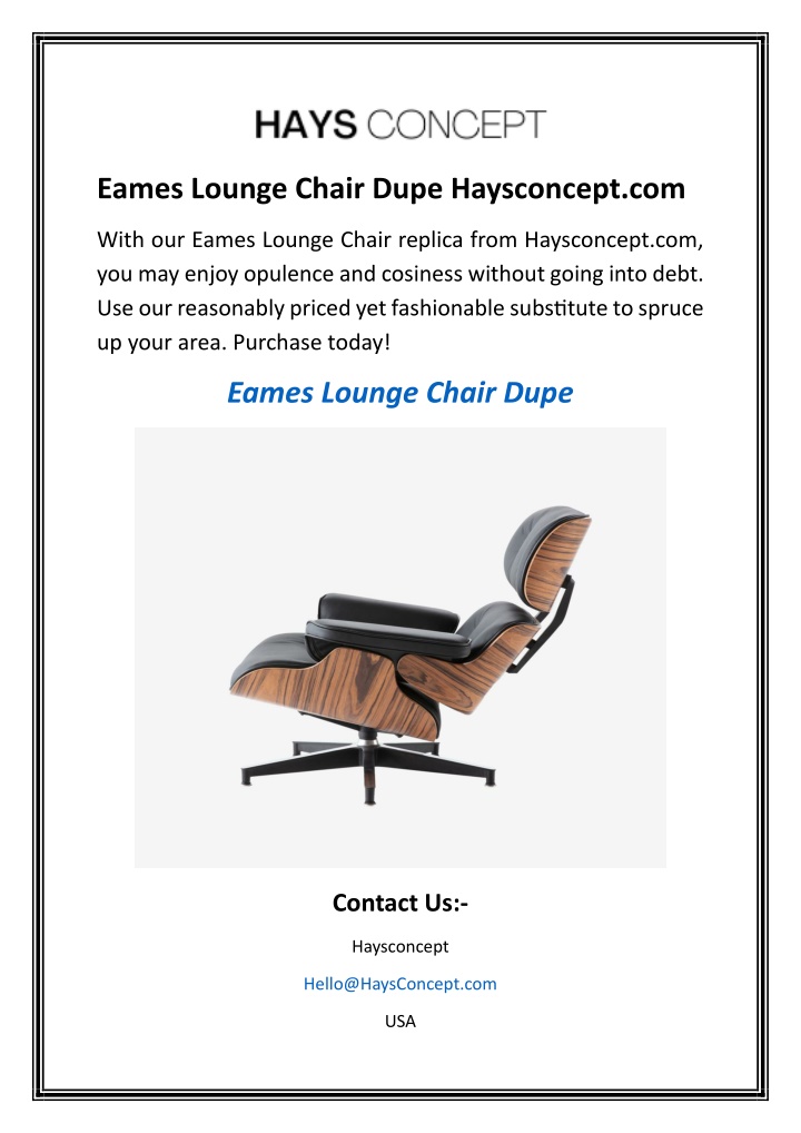 eames lounge chair dupe haysconcept com n.w