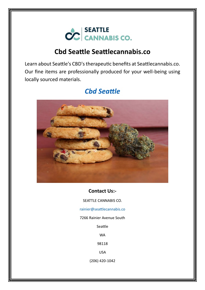 cbd seattle seattlecannabis co n.w