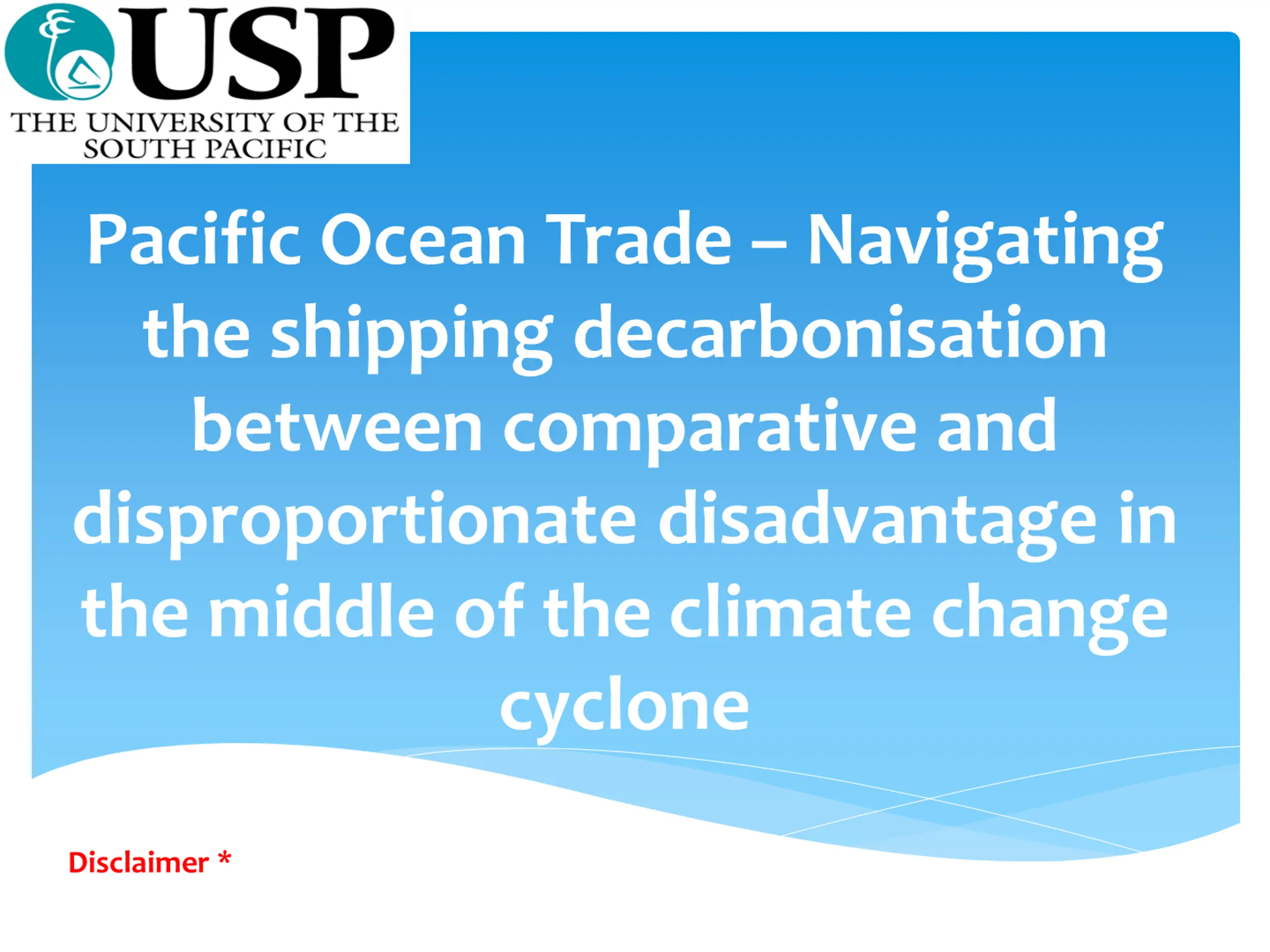 Navigating Shipping Decarbonisation in the Pacific Ocean Trade