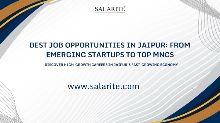 Best Job Opportunities in Jaipur From Emerging Startups to Top MNCs