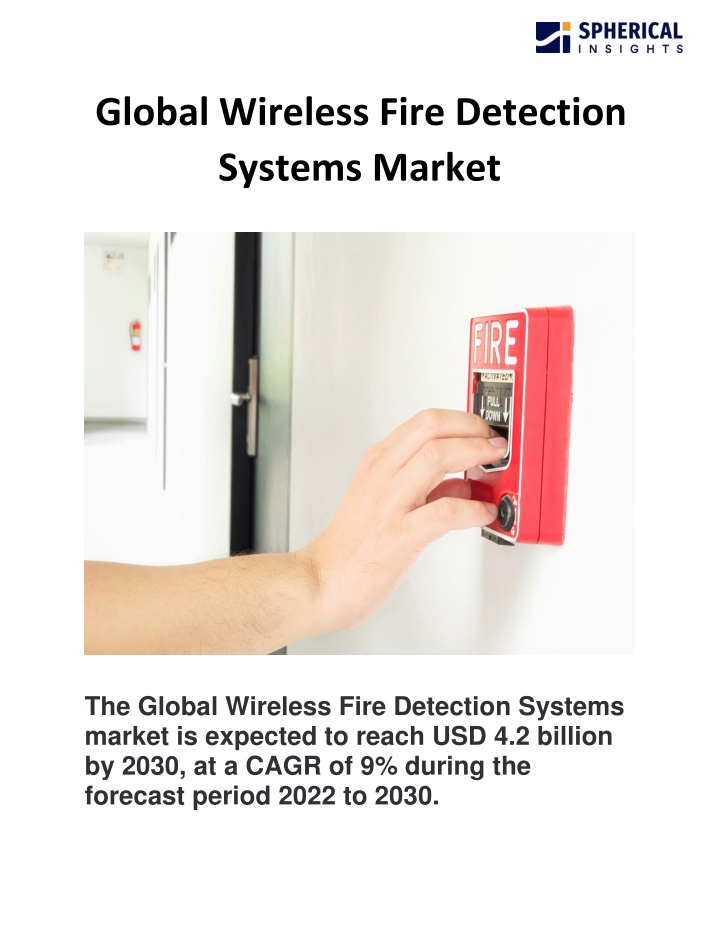 global wireless fire detection systems market n.w