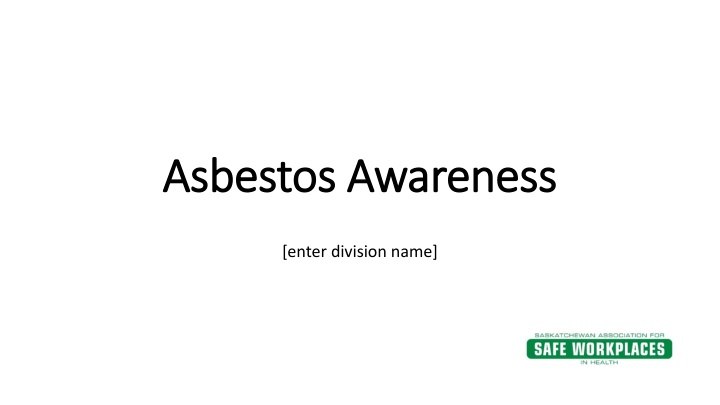 Asbestos Awareness