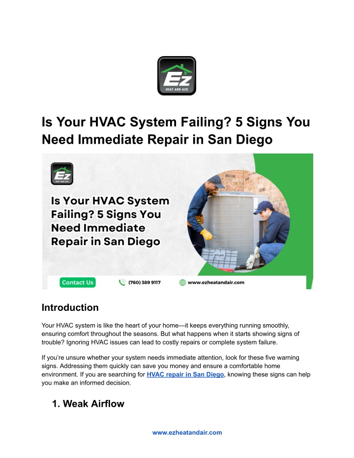 is your hvac system failing 5 signs you need n.w