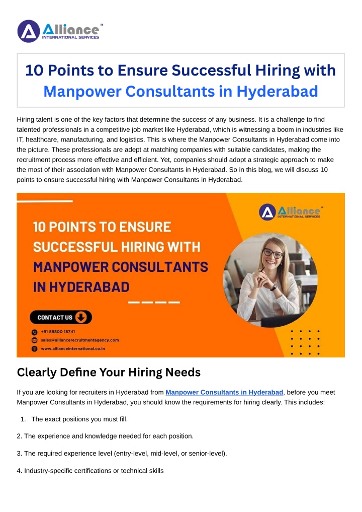 10 points to ensure successful hiring with n.w