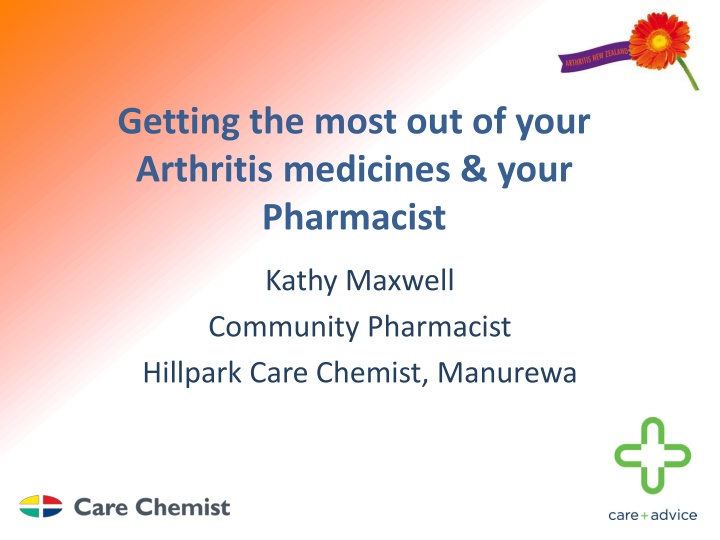 Getting the Most Out of Arthritis Medicines: A Pharmacist's Role