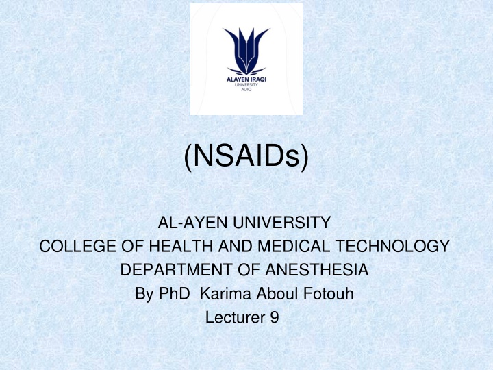 (NSAIDs)
