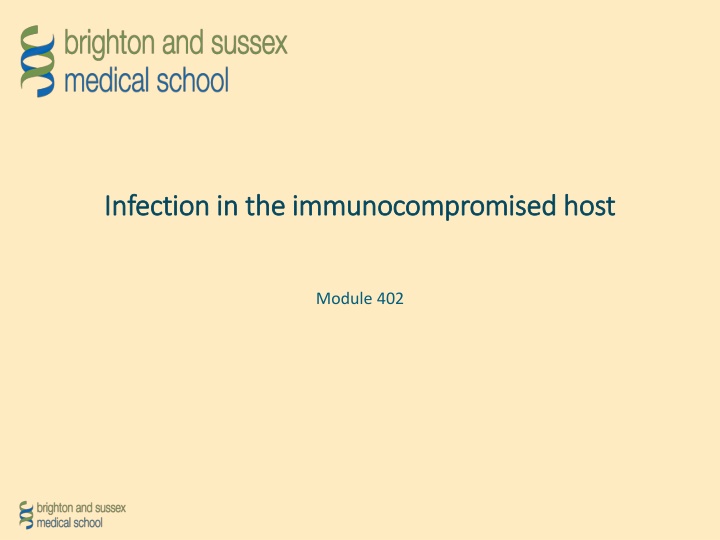 Immunocompromised Host Infections