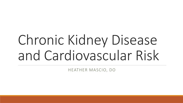 Chronic Kidney Disease