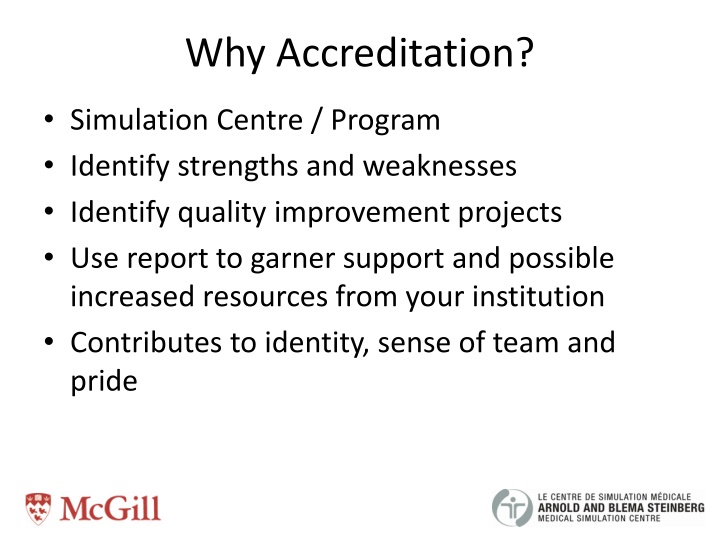 Why Accreditation?