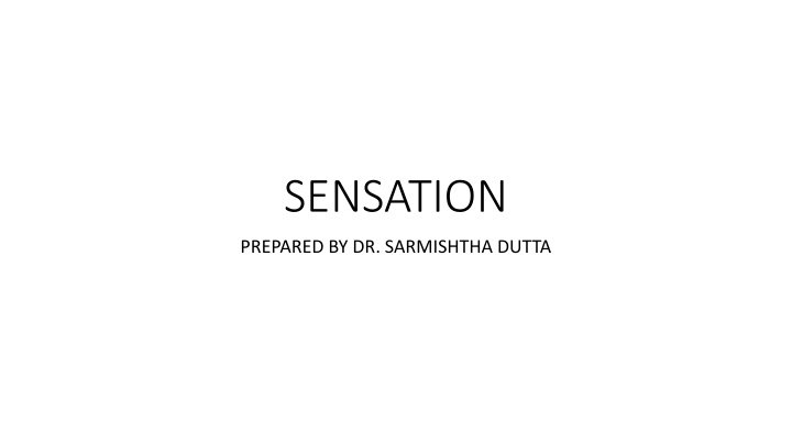 SENSATION