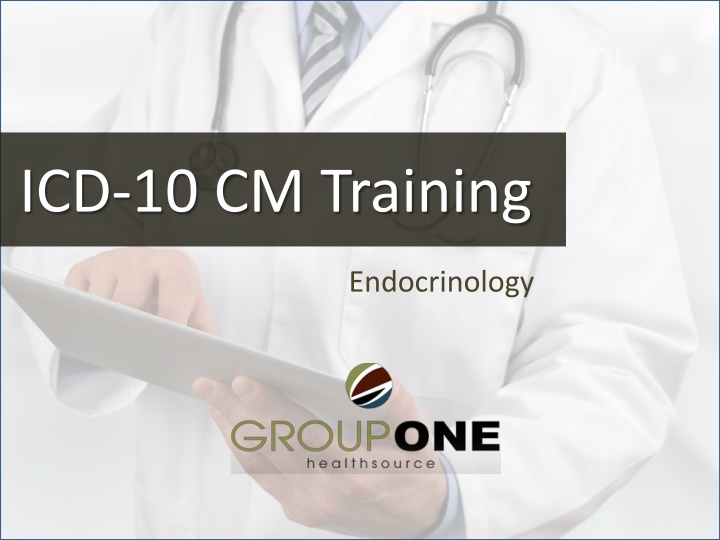 ICD-10 CM Training
