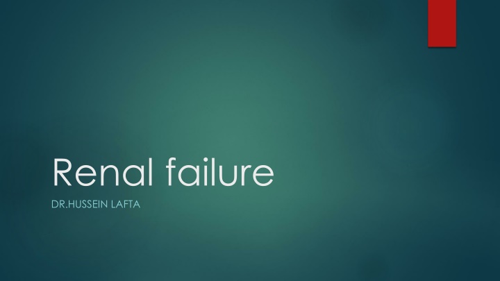 Renal failure