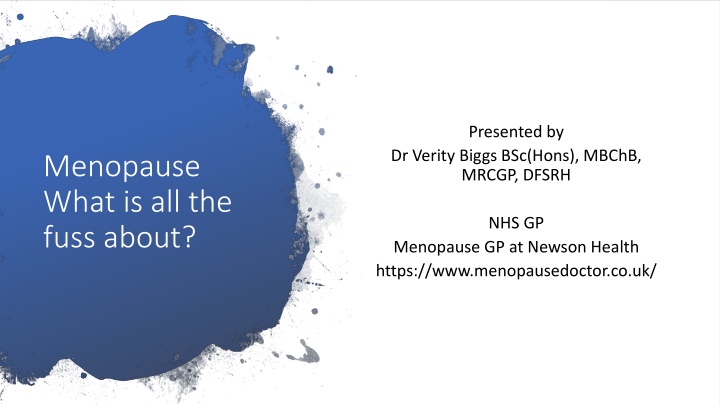 Menopause: What You Need to Know