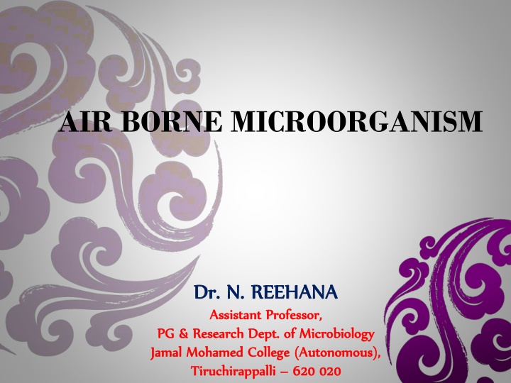 AIR BORNE MICROORGANISM