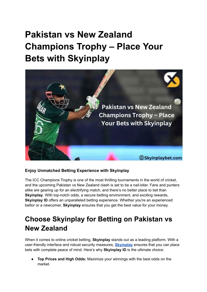 pakistan vs new zealand champions trophy place n.w