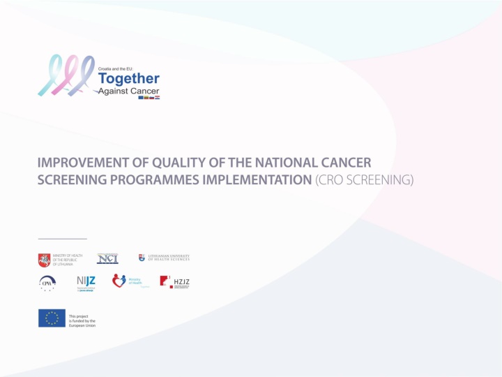 Performance Indicators in CRC Screening Program Evaluation