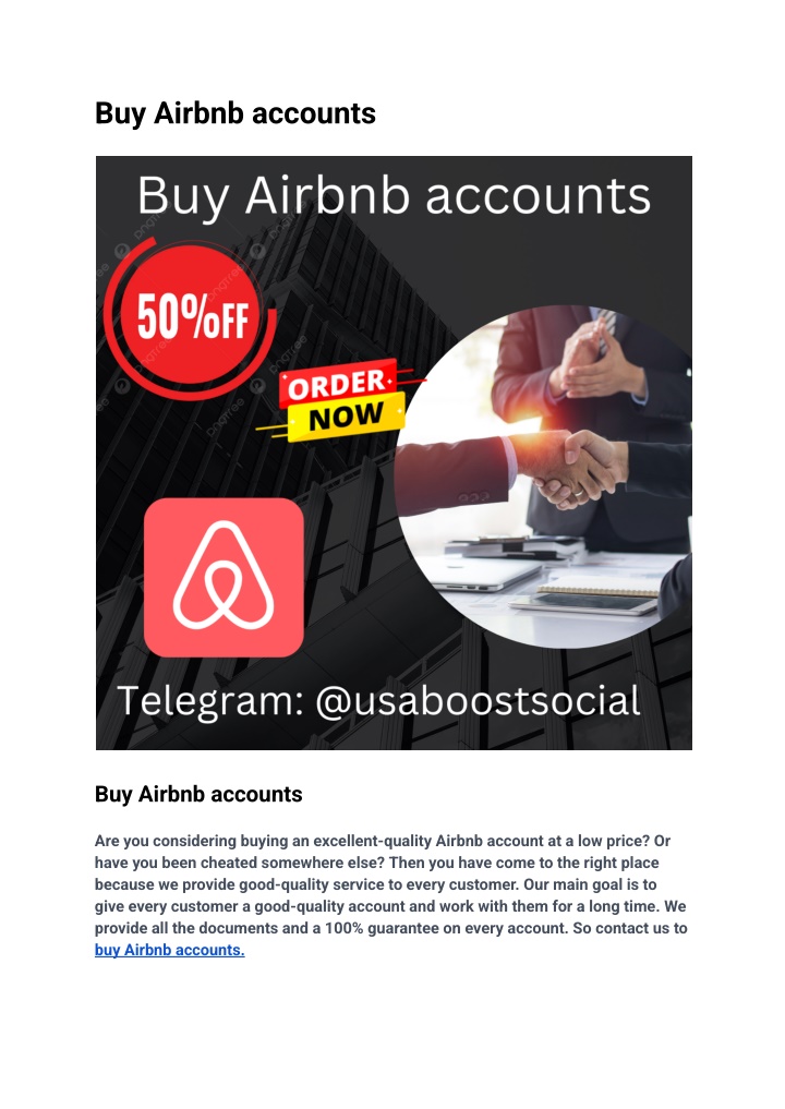buy airbnb accounts n.w