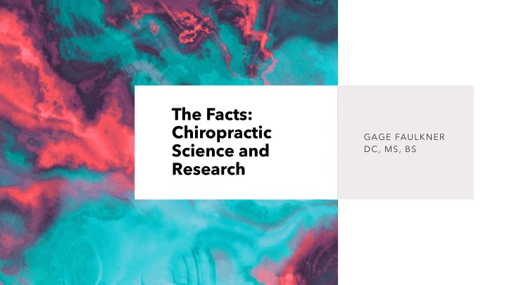 Chiropractic Science and Research Overview