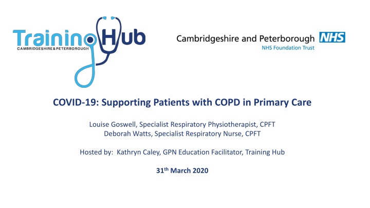 COVID-19: Supporting Patients with COPD in Primary Care